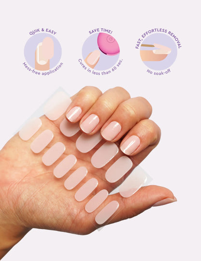 Uñas Gel Precuradas - Blush