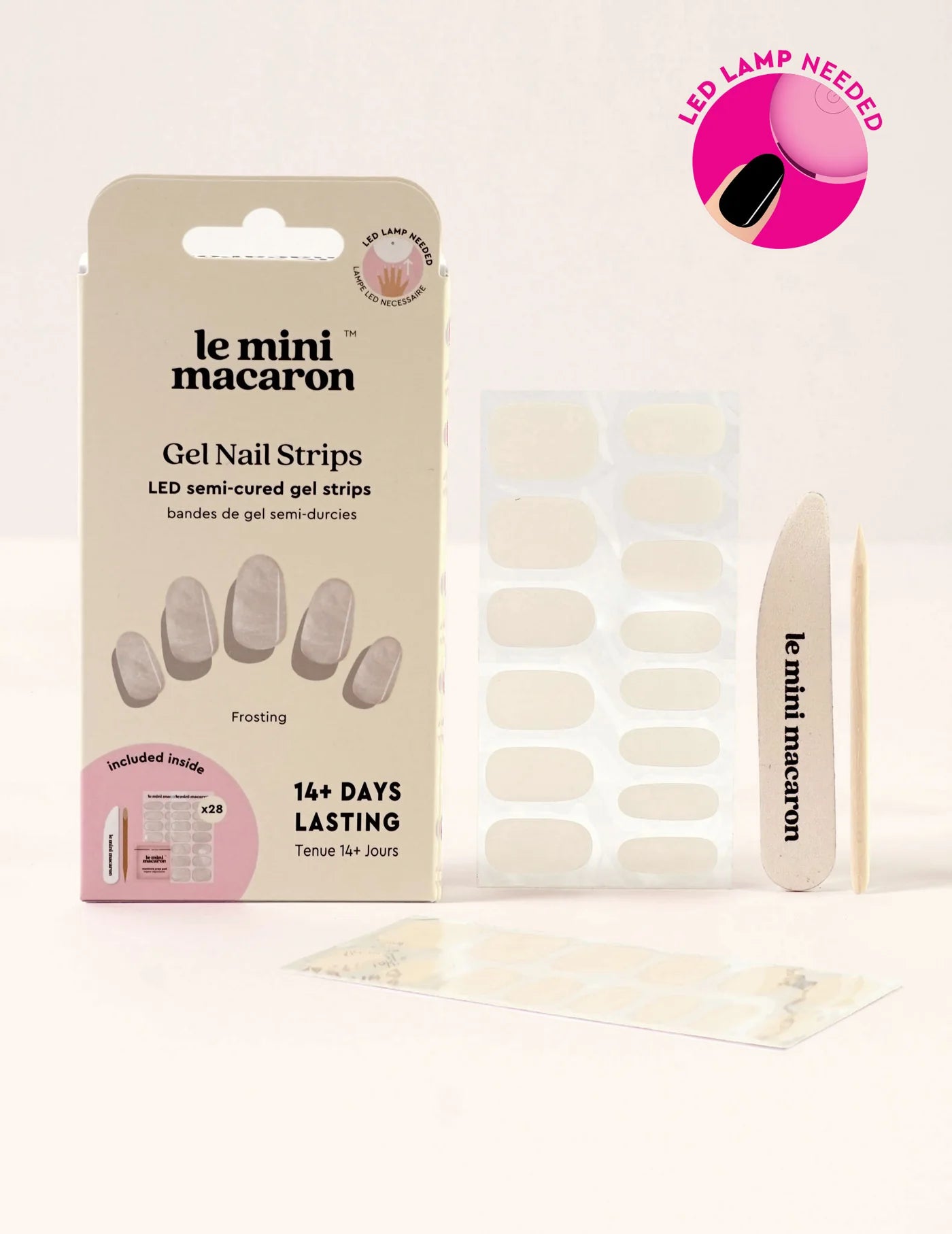 Uñas Gel Precuradas - Frosting
